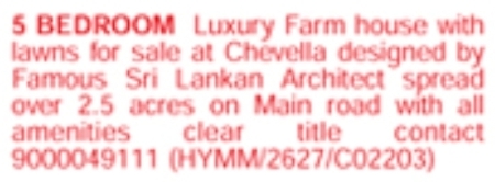 Chevella Luxury Farmhouse for Sale