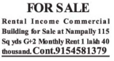 Commercial Building for Sale: Nampally, Hyderabad