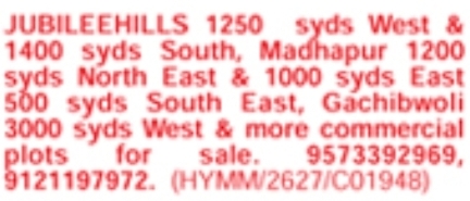 Commercial Plots for Sale