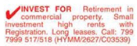 Commercial Property Investment for Sale: Hyderabad