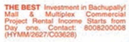 Commercial Space for Sale: Bachupally, Hyderabad
