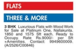 Flat For Sale