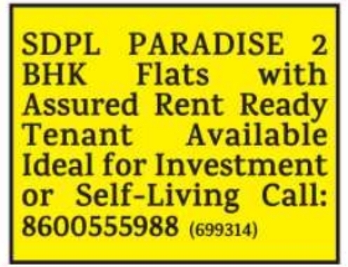 Flats for Sale: SDPL Paradise