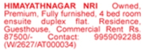 Fully Furnished 4-bedroom duplex flat for Rent in Himayathnagar