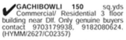 Gachibowli Property For Sale