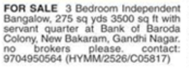 Independent Bungalow For Sale