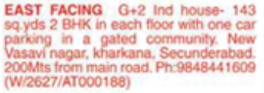 Karkhana G+2 House for Sale