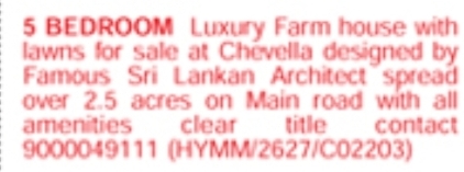 Luxury Farm House: Chevella Property Sale