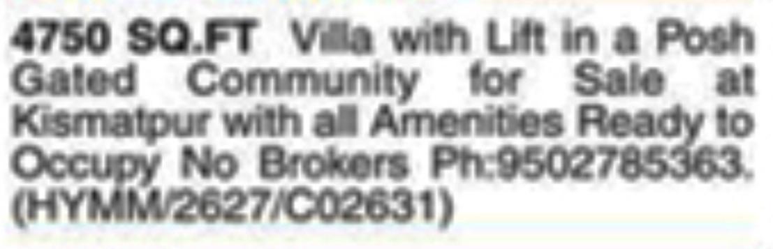 Luxury Villa For Sale: Kismatpur