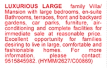 Luxury Villa for Sale