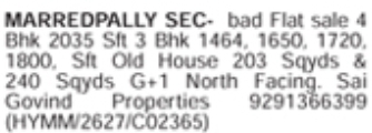 Marredpally Properties for Sale