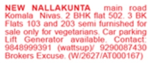 New Nallakunta 2BHK & 3BHK Flats For Sale