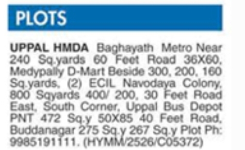 Plots For Sale