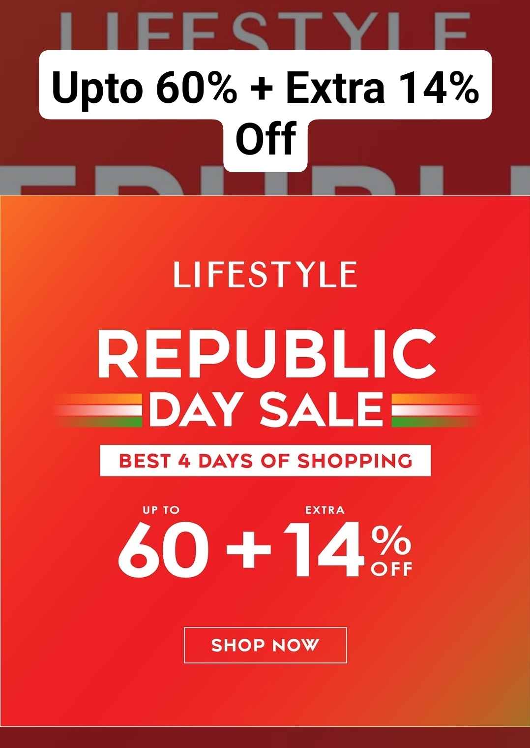 Lifestyle Republic Day sale