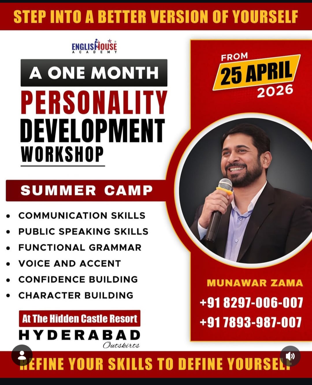 STEP INTO A BETTER VERSION OF YOURSELF