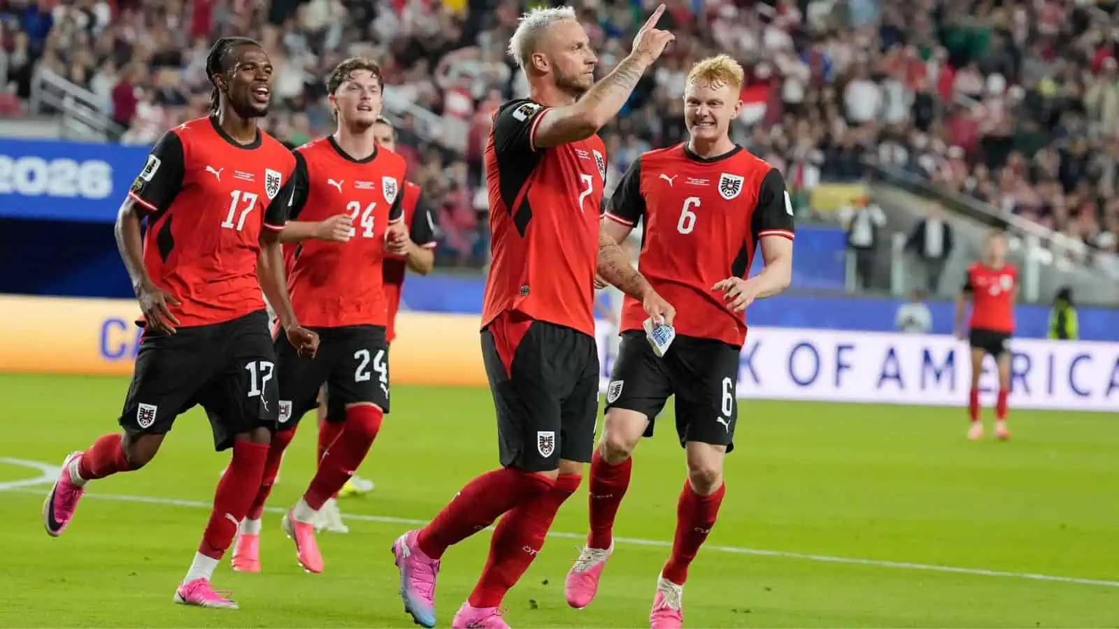 FIFA WC: Austria beats Jordan 3-1 for its first World Cup win in 36 years