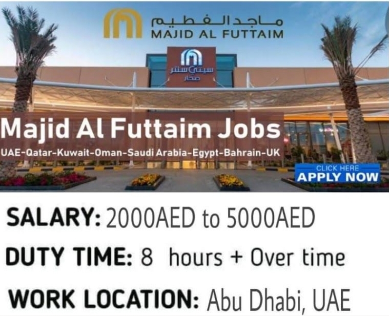 🔵 MAJLIS AL FUTTAIM – MULTIPLE JOB VACANCIES